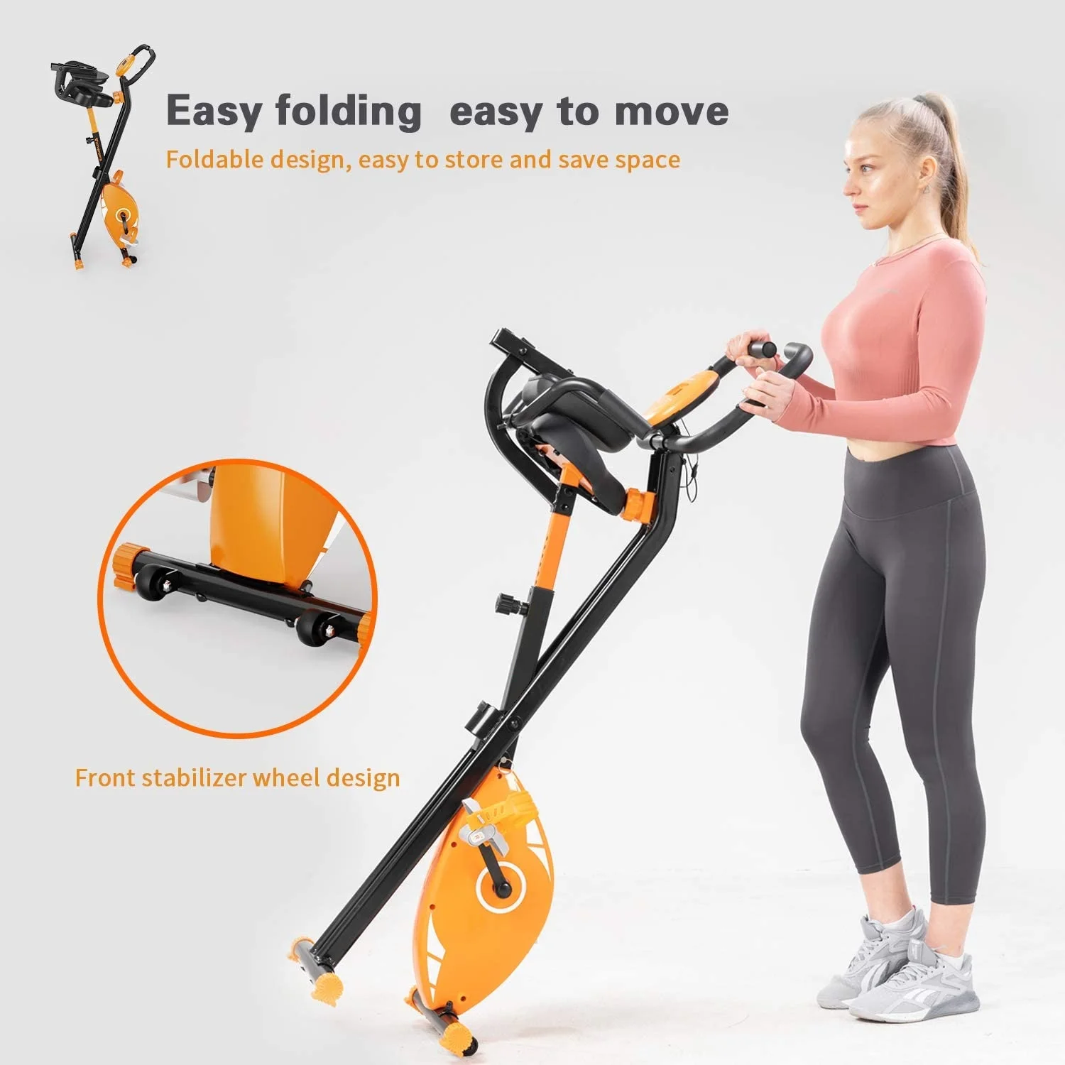Maibu Body Building Adjustable magnetic home exercise bike  Fitness Exercise Bike Orbitrack Exercise Bike