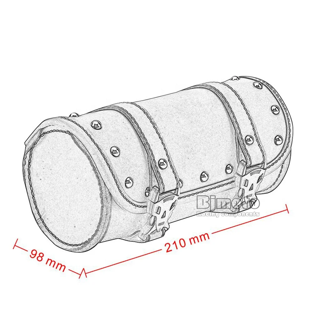 High Quality Leather Motorcycle Bags Waterproof  Fashion SaddleBags Side Bag For Harley