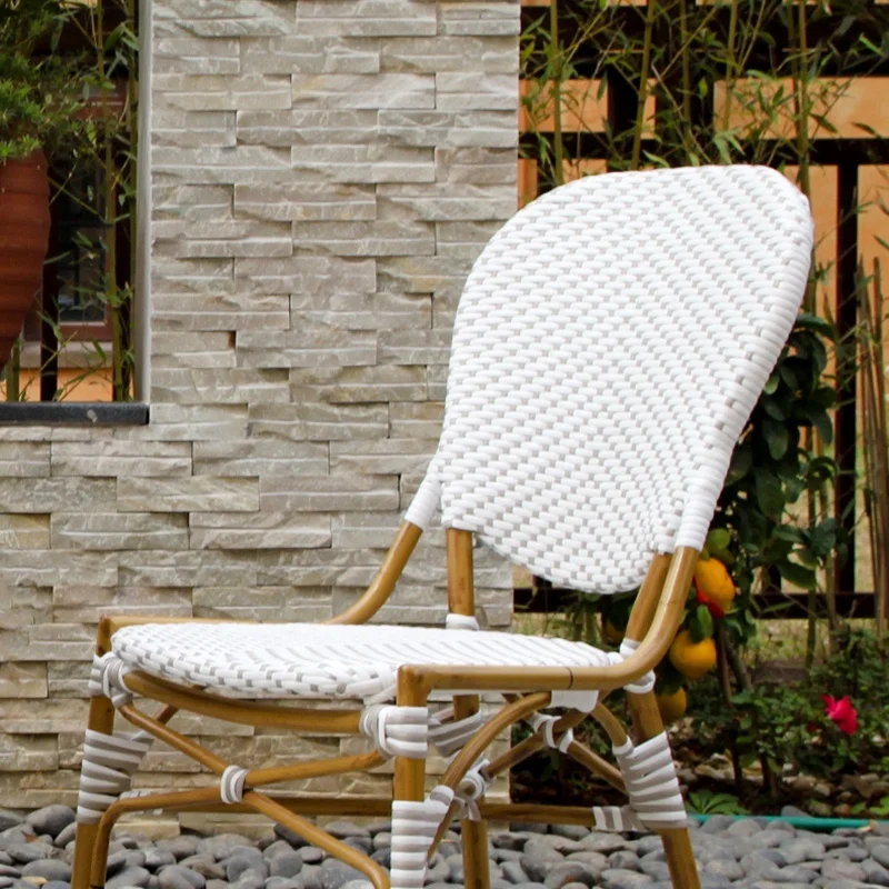 Best Quality white Rattan Weaving Table Chair Sofa Outdoor Furniture Customizable Wicker Garden Set