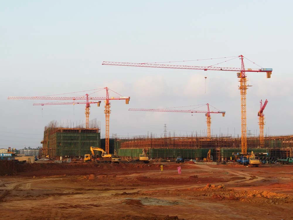 Self-Erecting Construction Building Overhead Tower Crane SFT100C1