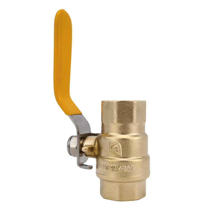 advanced technology china solder brass water meter ball valve with lock