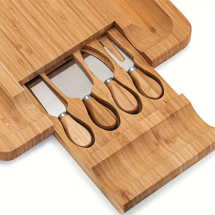 High Quality Stainless Steel Cheese Knives with Stylish Wooden Handles Wholesale Range for Kitchen Cutting Usage Available Bulk