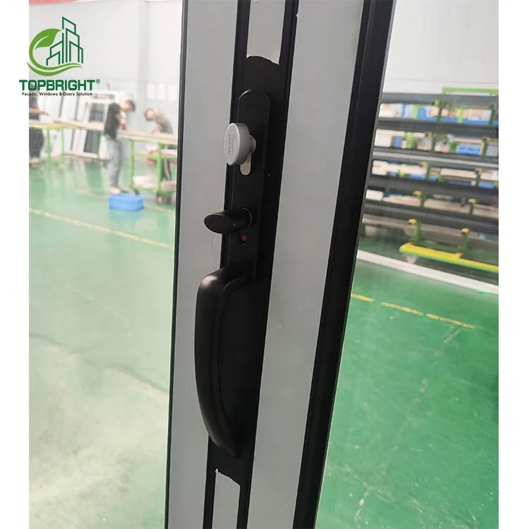 Storefront high quality folding glass wall systems commercial stainless steel accordion exterior bifold doors