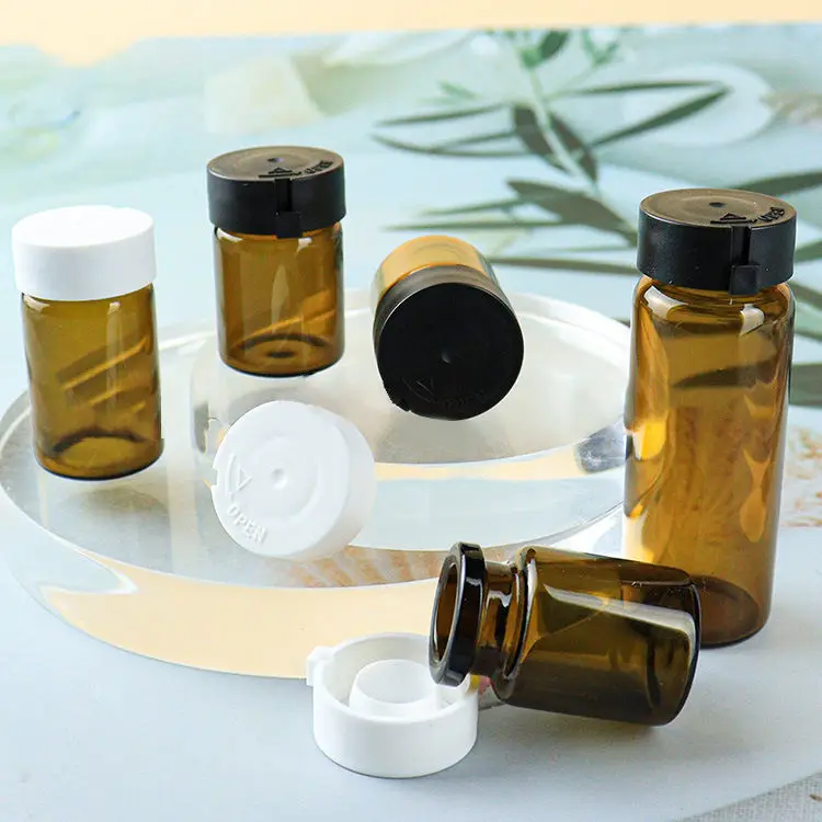 Medical Cover Pharmacy Pharmaceutical Vial 10ml 10 Ml Essential Oil Bottle 3ml 5ml 15ml 20ml Empty Glass Ampoule With Snap Lid