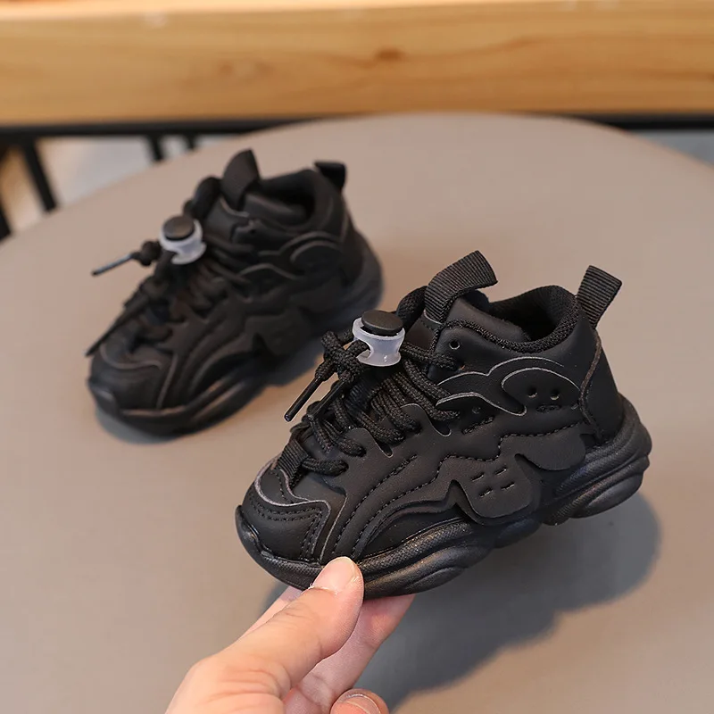 Spring and autumn baby toddler shoes 1 to 2-3 years old children sports shoes non-slip soft sole daddy shoes breathable