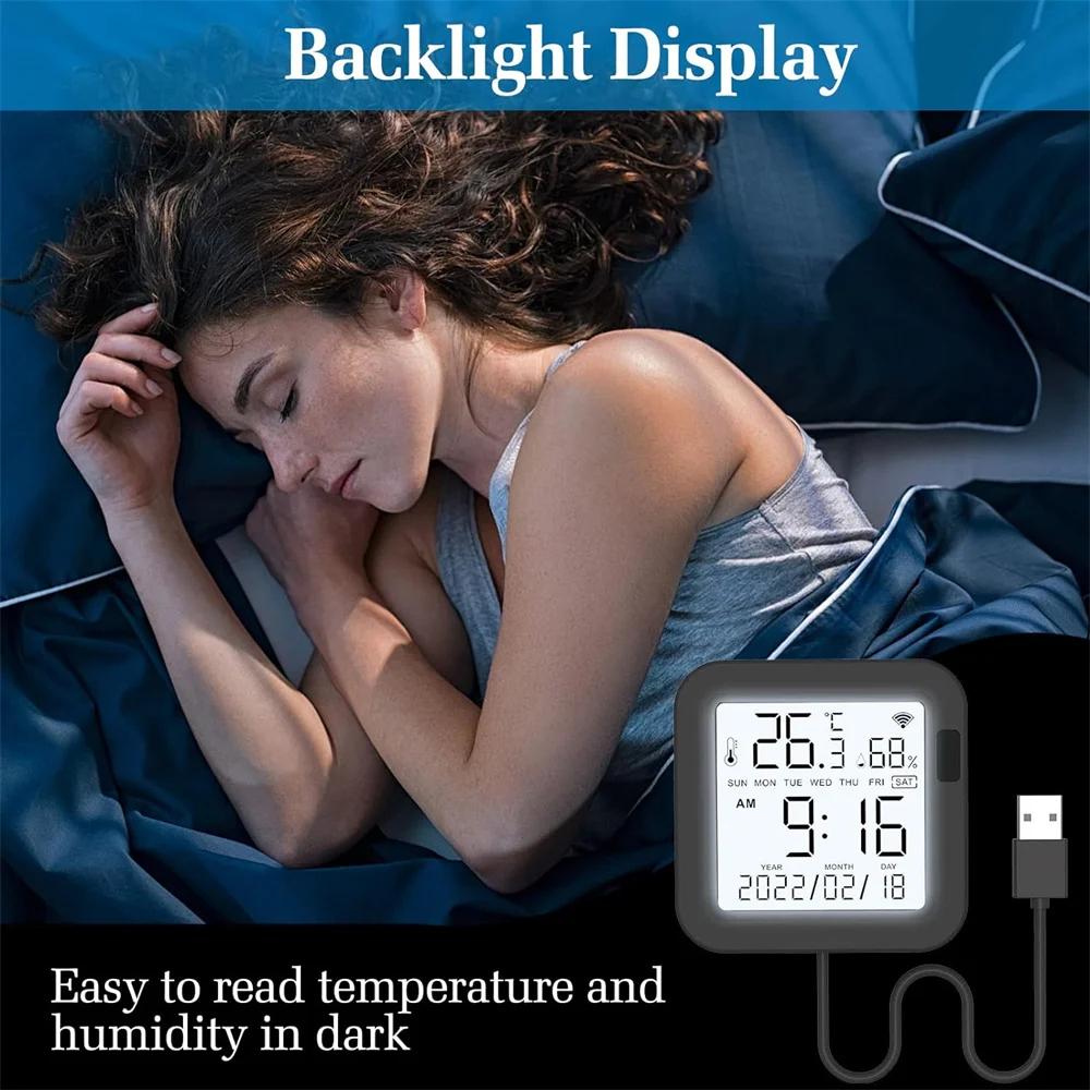 USB WIFI Temperature Humidity Sensor & IR Remote Control