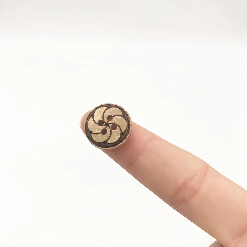 Environmental  Multi-style coconut buttons