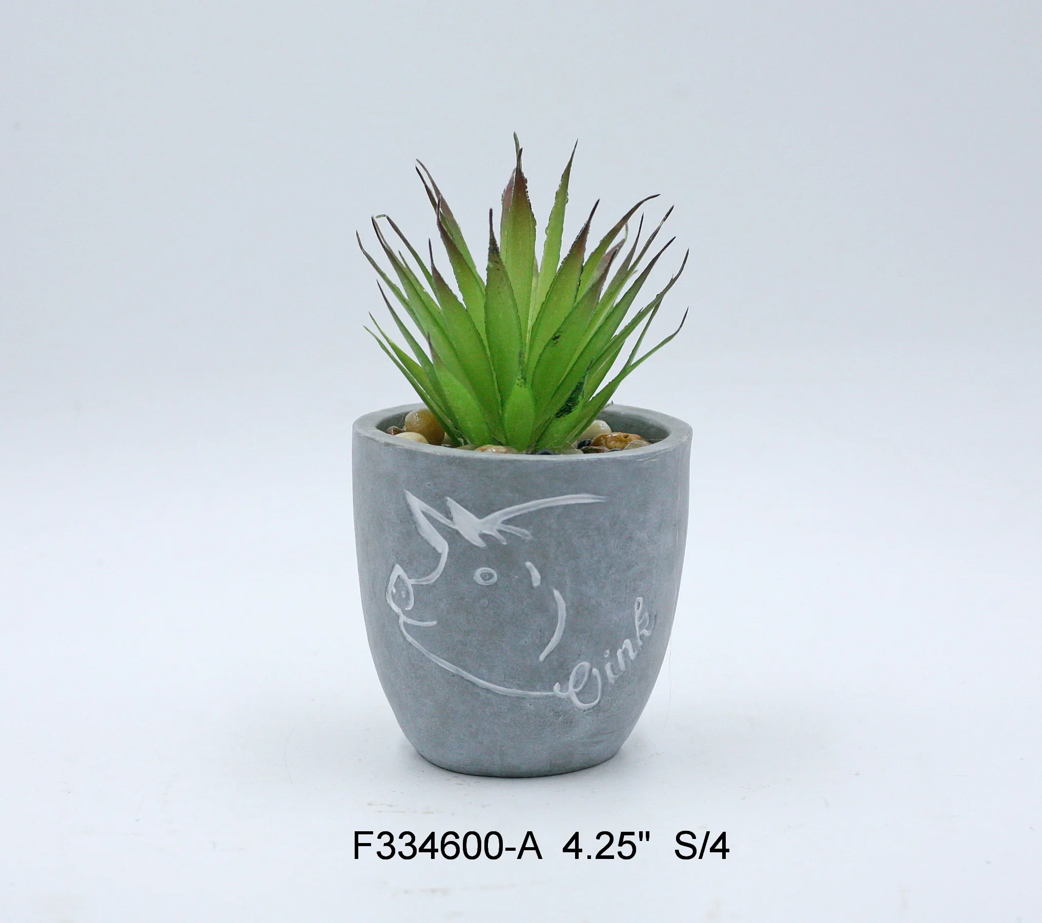 2023 new design resin garden decorations various fake flower design green plant products