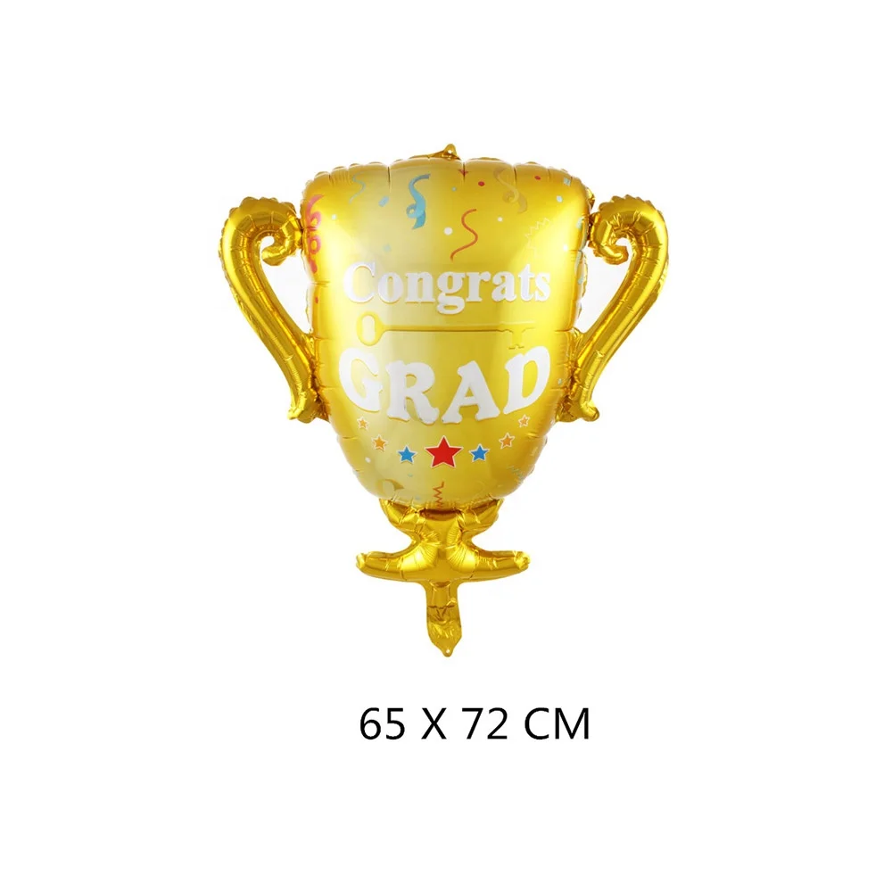 2024 Mylar Graduation Ballon Gift Stage Party Supplies Decoration Favor Decor Foil Helium Happy Graduation Balloons for Students