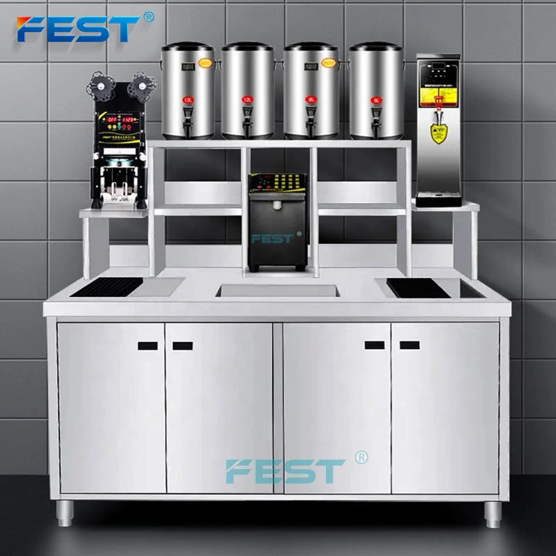 FEST 2 0 м 1 8 5 оборудование для приготовления молочного чая OEM/ODM на заказ пузырьковая чайная барная станция
