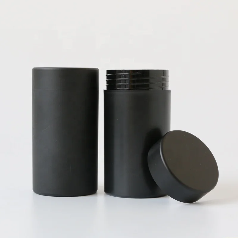 32oz Black Soft Touch Supplement Bottles Jar Container For Powder Packaging Plastic Jars For Powder Suplements