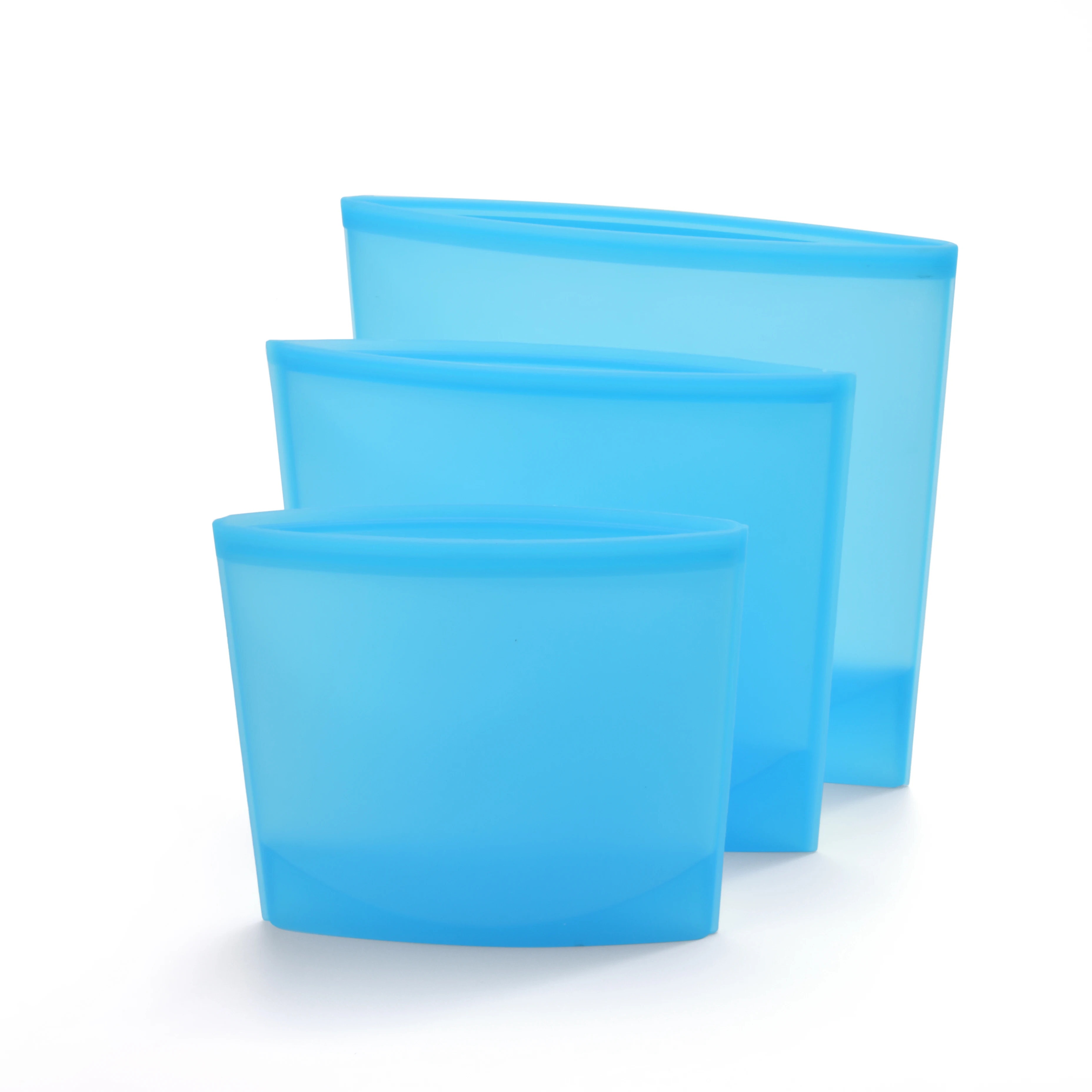 Food Grade BPA Free New Design Kitchen Accessories Reusable Fruits and Vegetables Silicone Storage Silicone Food Bag