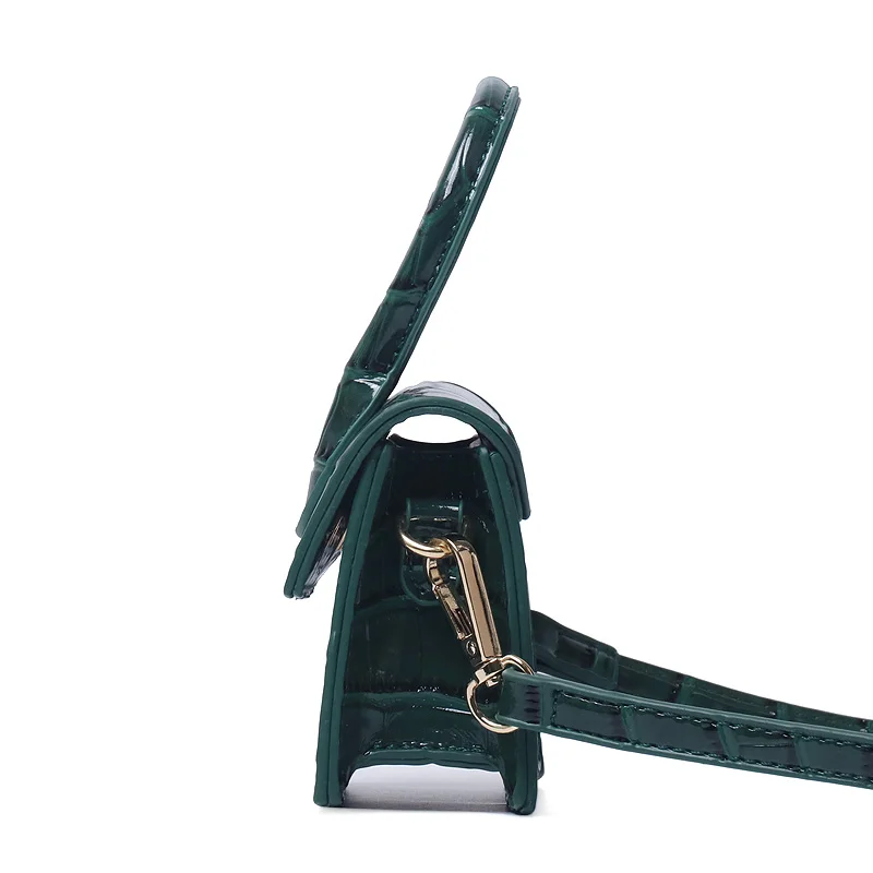 Crocodile Pattern PU Leather Shoulder Bag 2022 Fashion Lady Luxury Designer Handbag