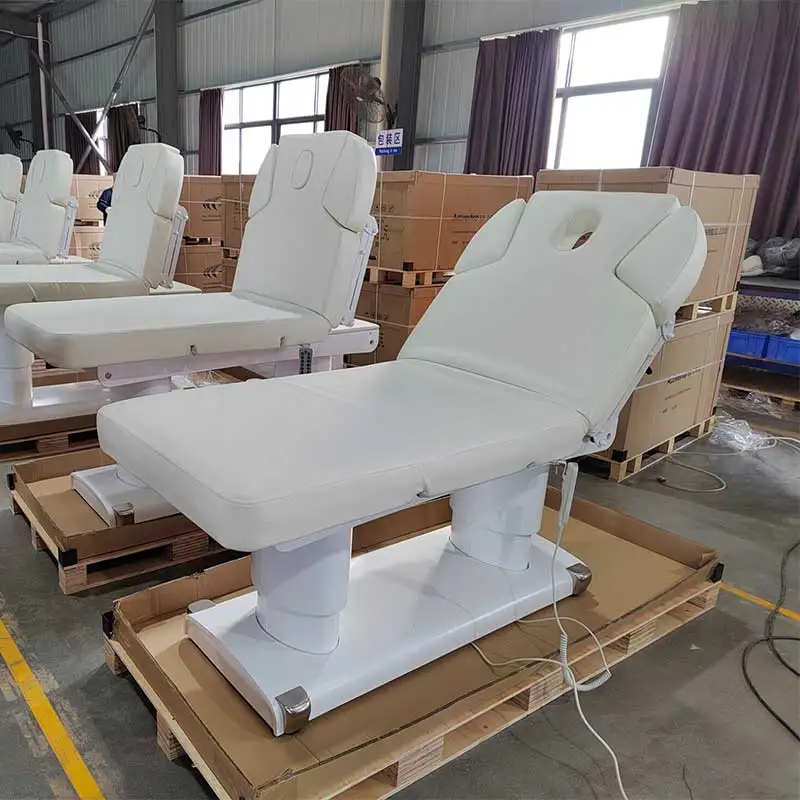 High End 4 Motors Electric Massage Bed Multi-functional Stretcher Spa Salon Body Therapy Beauty Bed