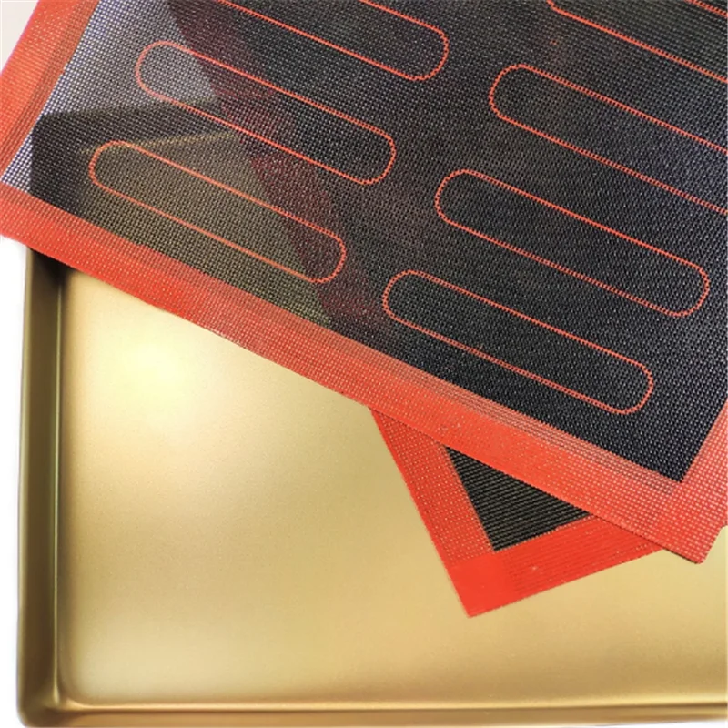 Lightning Puff Silicone Perforated Baking Mat Custom Silicon Standard Baking Sheet Size Mat