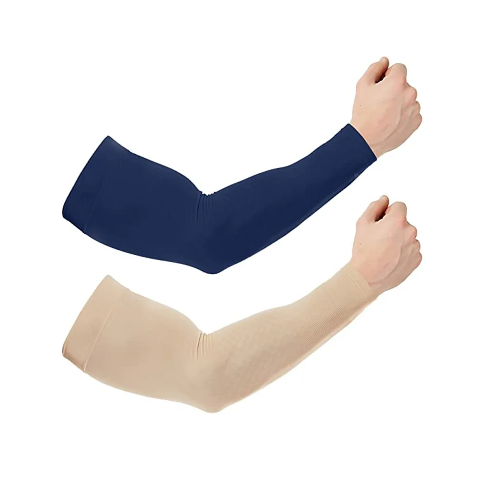 Top Selling Breathable Fabric Ice Silk Summer Polyester Bicycle Arm Customized Sleeves For Men Women Make Skin Fresh