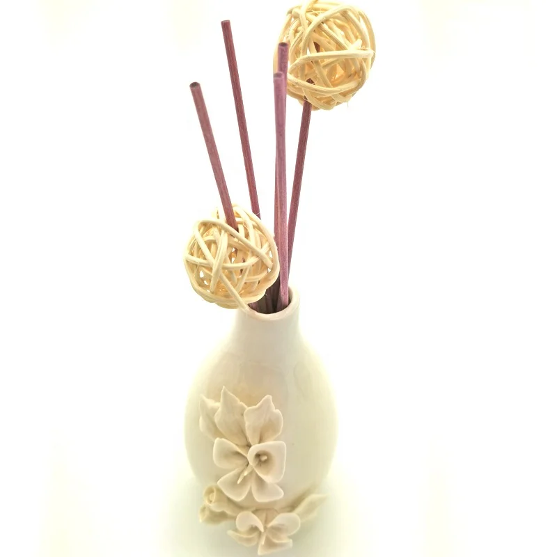 Purple scented oil  diffusers with fiber diffuser  stick for household