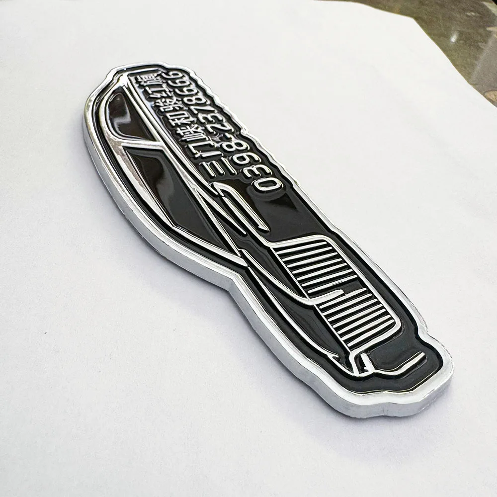 Hot sales ABS plastic car sticker car emblem with good price