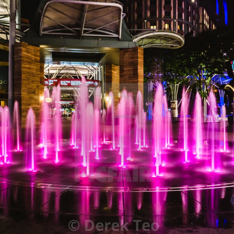 Music Controlled Small Water Features Fountain Indoor Dry Floor Fountains Dancing