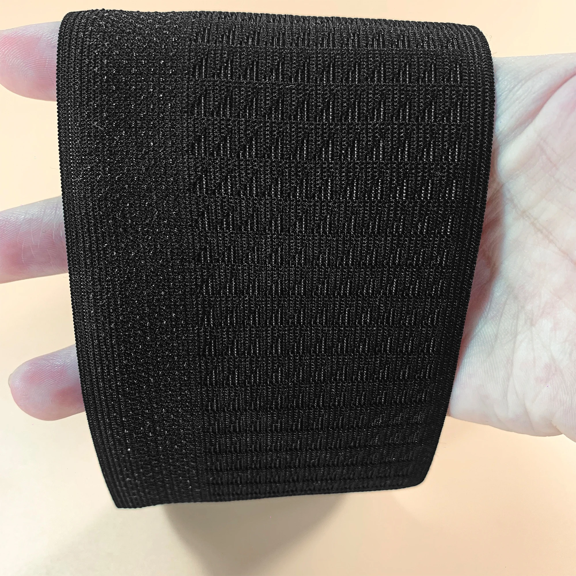 Custom printed silicone non-slip elastic gripper power band wide elastic waistband for Cycling Jersey