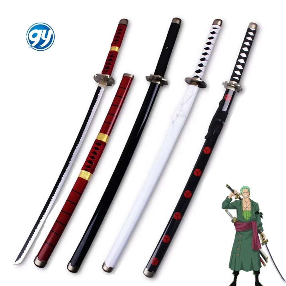 Roger Zoro104cm wood simulated weapons One pieces Cosplay Wooden toys Toy swords anime katana bokken