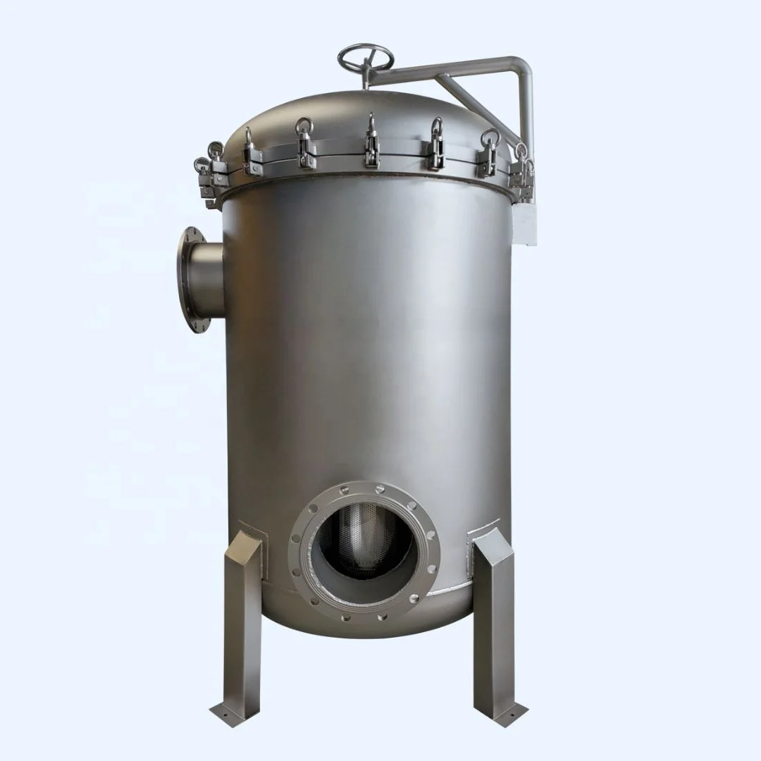 304/316 L Stainless Steel 25 um 6 Bag Filter Housing Filtration Oil Grease Dudt For Car Paint Shop Pre-treatment