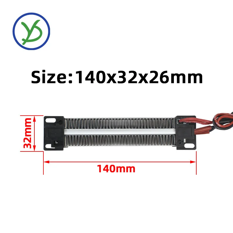 YIDU 220V 300W Insulated PTC ceramic air heater Incubateur chauffant electric heaters Automatic thermostat heating element