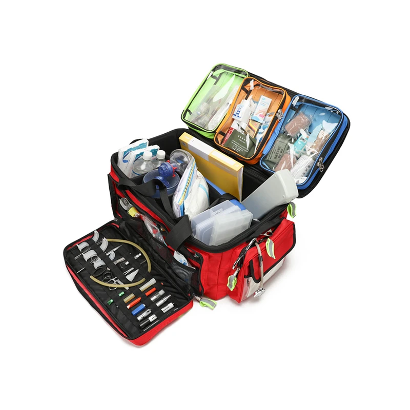 Customized Emergency Waterproof Standard Portable Travel First Aid Medical Kits Accessory Pouches Zippered Supplies
