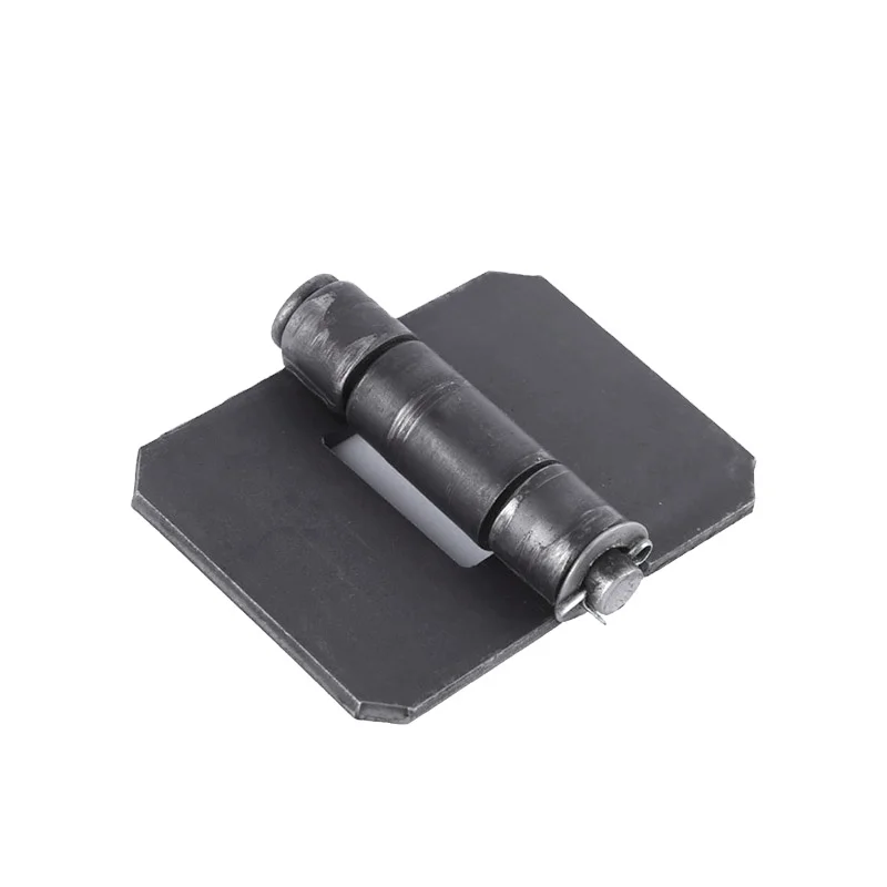 Non-porous Iron Thickened Heavy-duty Door Shaft Welded Hinges For Crawler Accessories High-bar Semi-trailer Truck Door