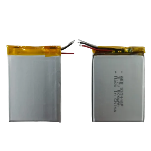 
333448 3.7V 500mah deep cycle and high power prismatic rechargeable lithium polymer batteries GPS battery toy battery 