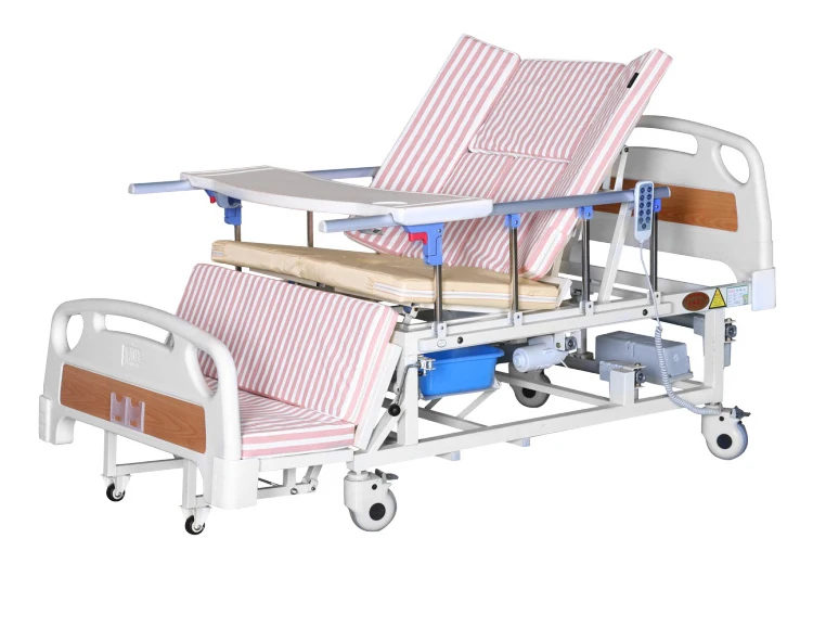 Factory Price Multifunctional Multi-function Electric Power Medical Hospital Nursing Patient Sickbed Bed With Prevent Side Slide