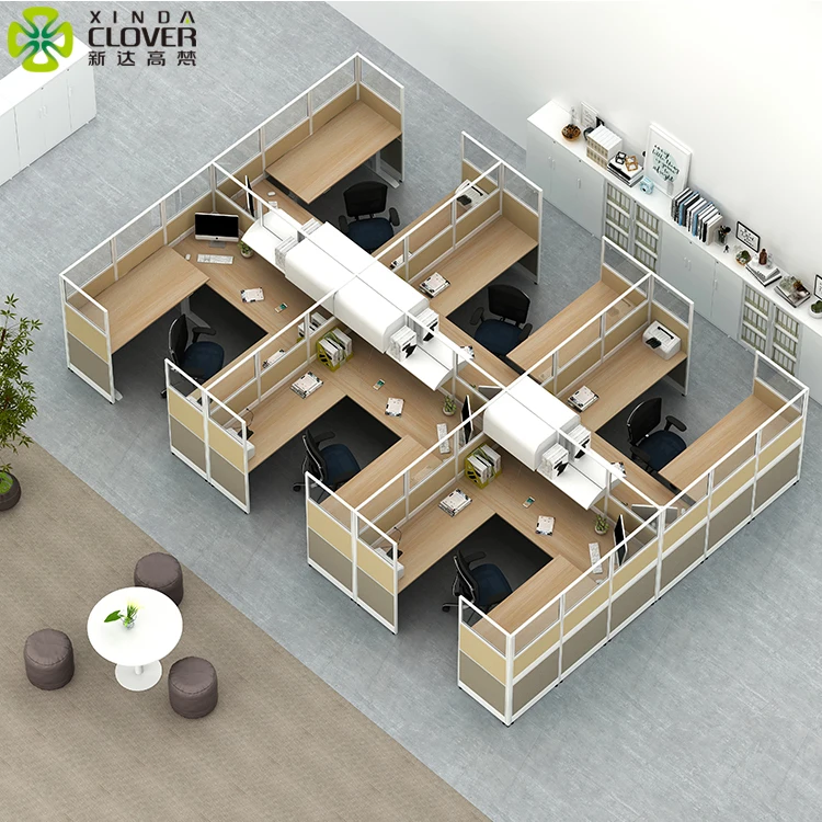 Morden Style Table Furniture Officeworks Desk Workstations Cubicles Workstation Design Variety Combinations Office Partition