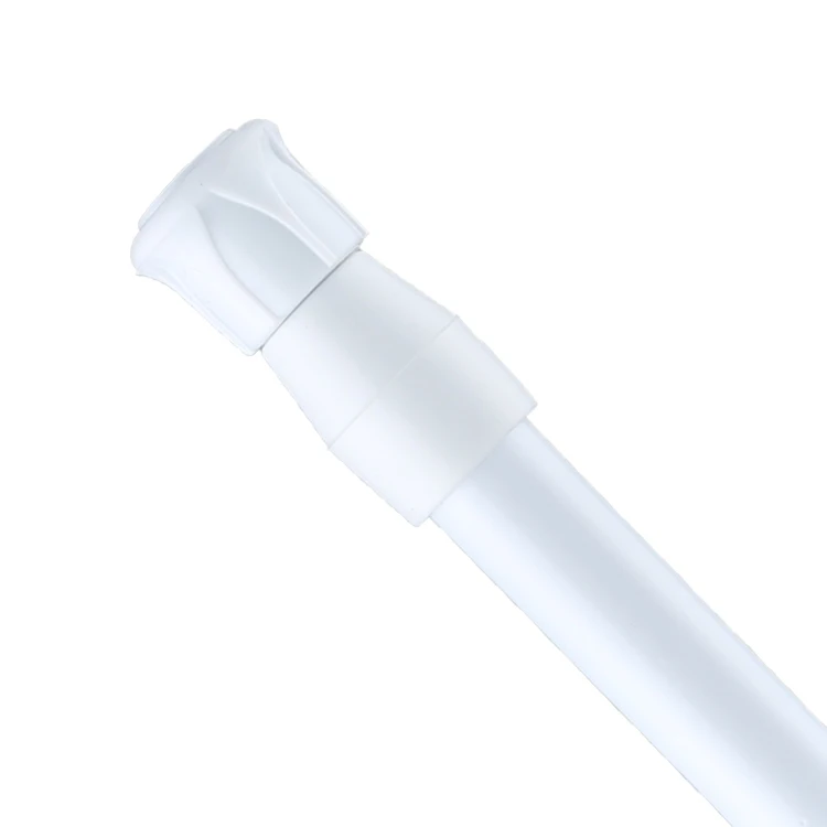 Manufacturers sell aluminum alloy rotary type no-punch telescopic rod shower curtain hanging