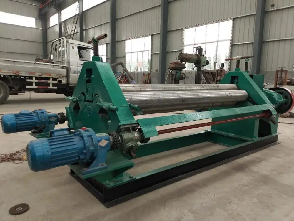 Steel plate rolling machine / 3 sheet roller bending machine