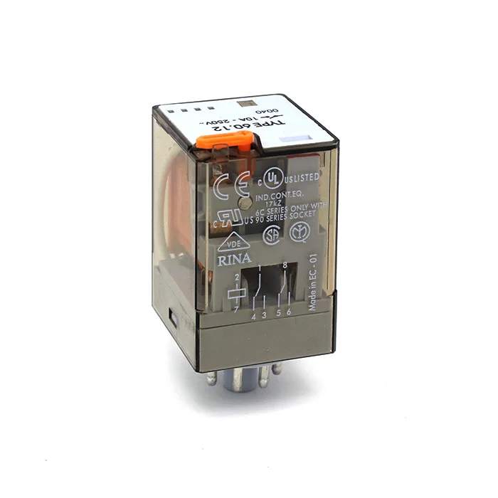 General purpose relay 60.12 8PIN 10 Amp