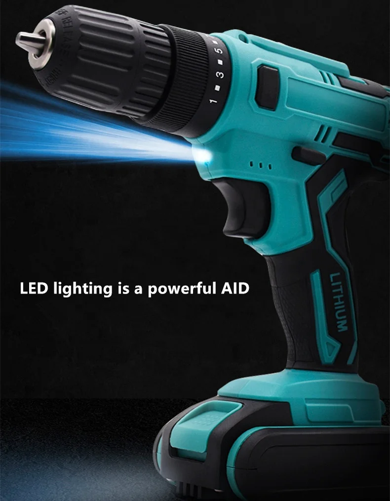 High Quality Brushless Copper Wire Motor Lithium Electric Drill And Screwdriver