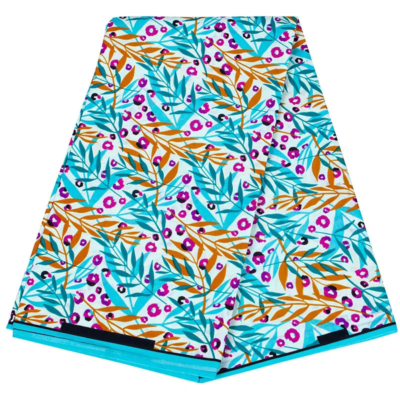 Double Faced Woven African Wax Printed Fabric for Garment and Home Textile