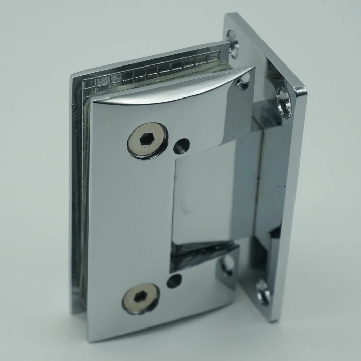 Adjustable brass shower hinge for 8-12mm thickness glass shower room fitting glass shower door hinges