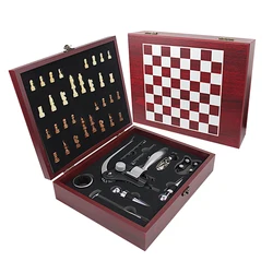 Quickly Shipment Wooden Box Opener Wine Tool Gift Set