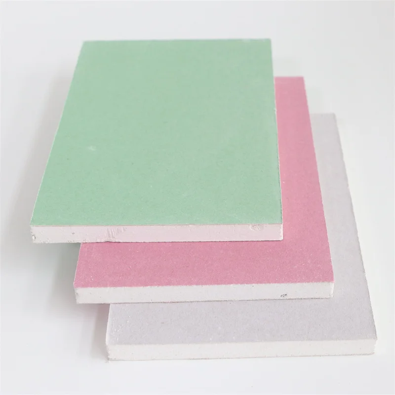 Low Priced Modern Style 1220*2400 Waterproof Gypsum Plasterboard for Hotel Decoration Square Wall Tile Shape