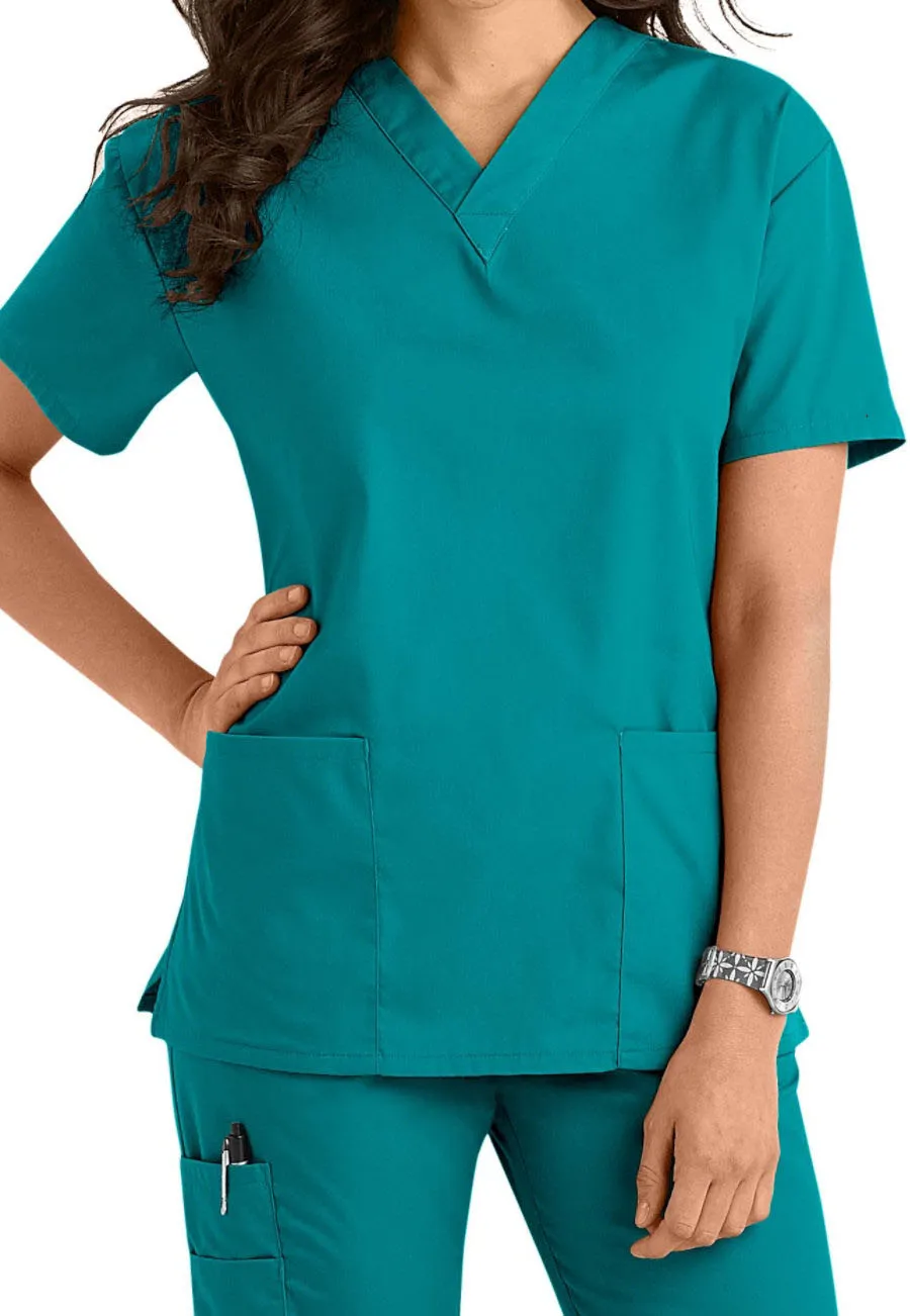 Wholesale Customized V-neck Scrubs Stylish Salon Spa Uniform Colorful Dental Scrubs Uniforms