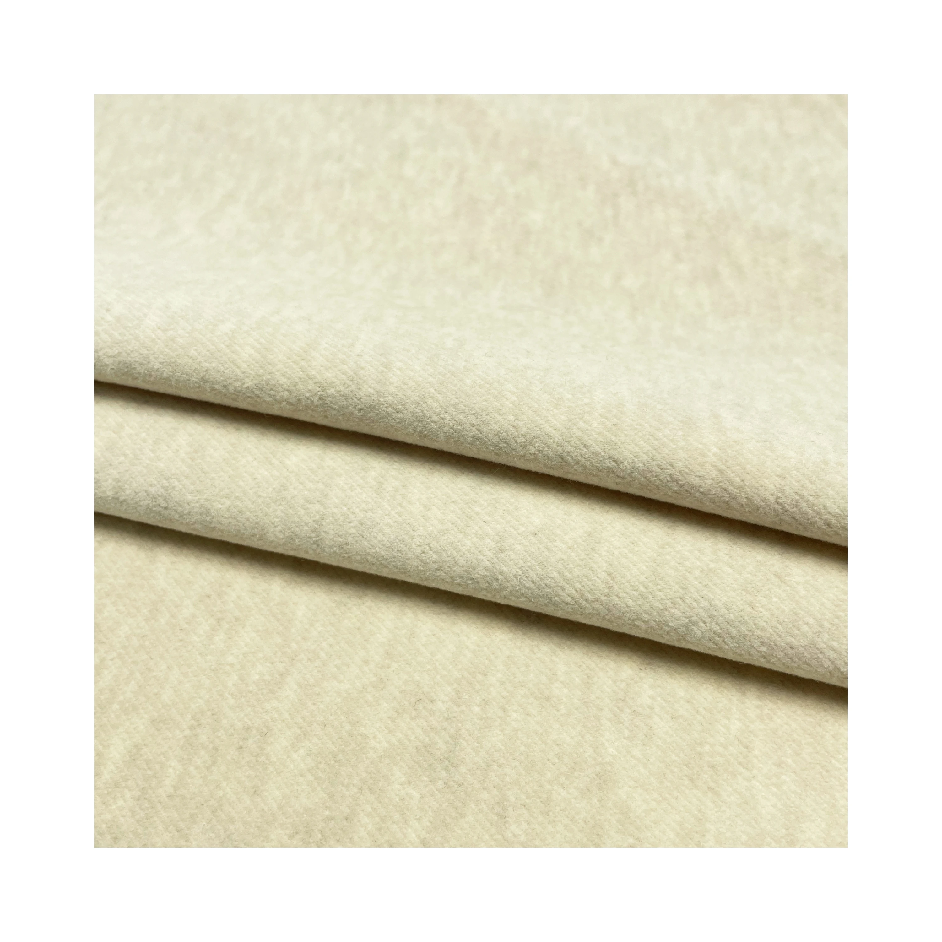 Textured Design Knitted 55%Poly 18%R 15%A 7%N 3%Wool 2%Sp Soft And Comfortable Wool Blend Fabric For Pant Hoodie