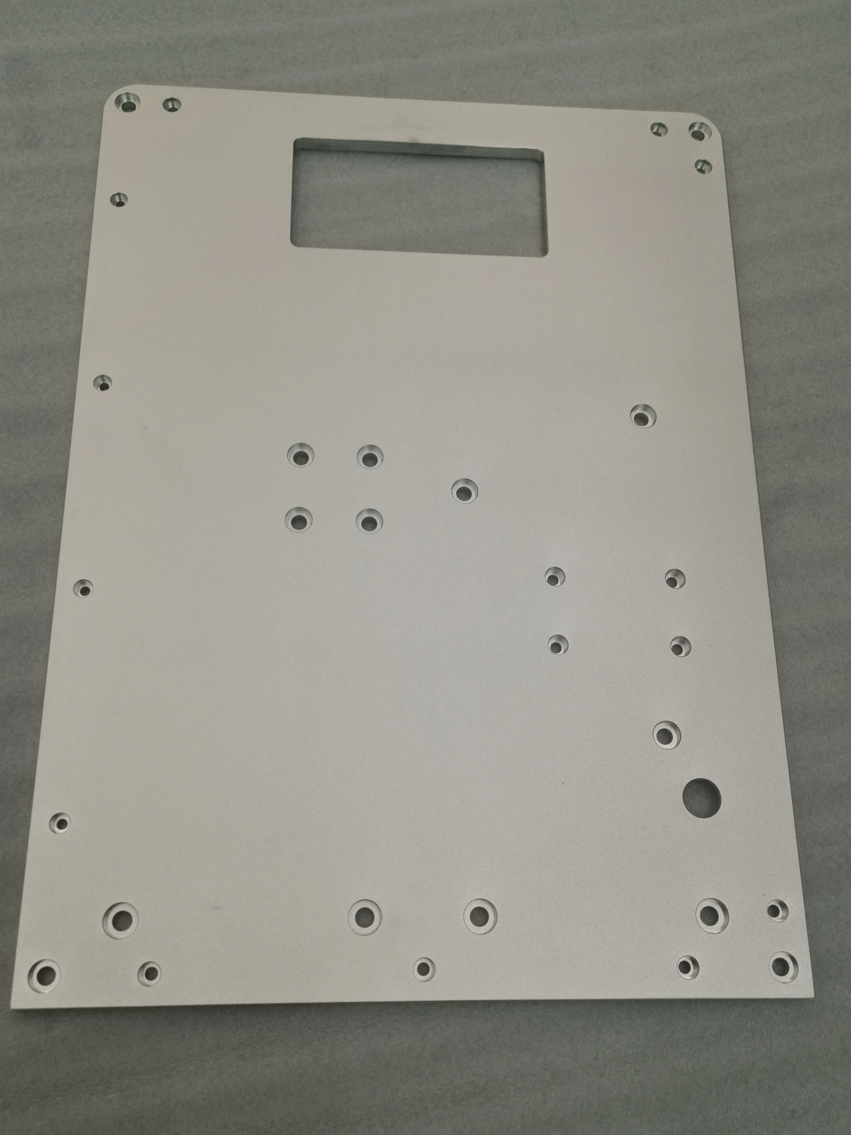 Aluminum alloy large size mold base plate CNC machining Equipment backplane