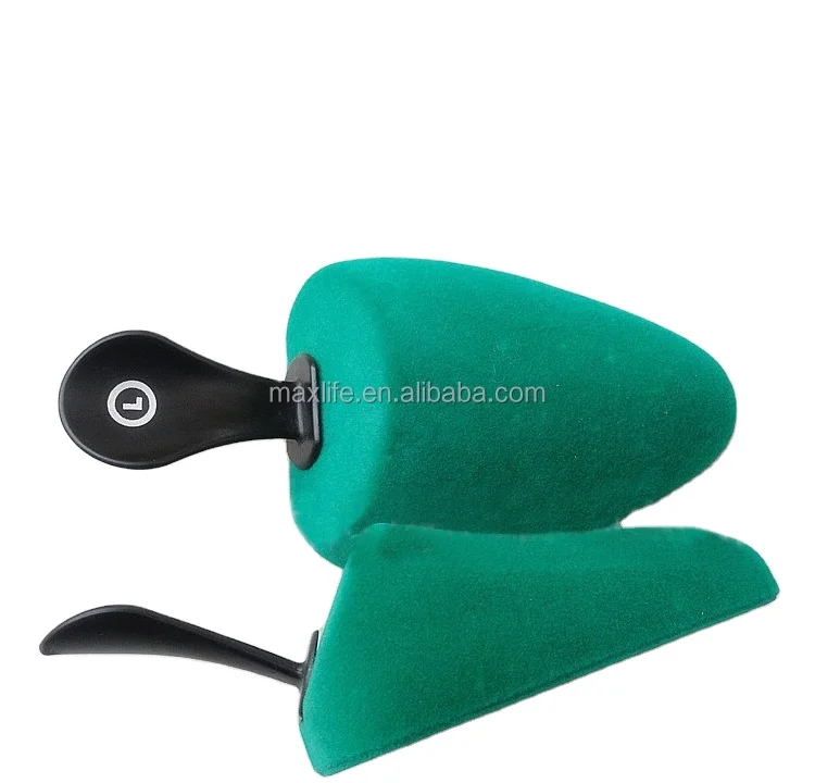 Flocking Foam Shoe Trees with Handle For High heel, Universal Shape Unisex Shoe Stretcher, Velvet Toe Puff Foam Shoe Shaper