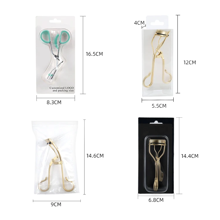 Hot Selling Custom Color/Logo Women Makeup Lash Curls Types Private Label Mini Black Long Lasting Eyelash Curler Wholesale