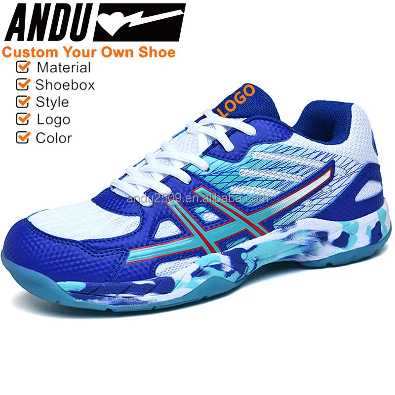 Size 31-45 Lightweight Sport Training Tennis Volleyball Shoes Girls Badminton Shoes For Women Kids Badminton Shoes Anti Slip