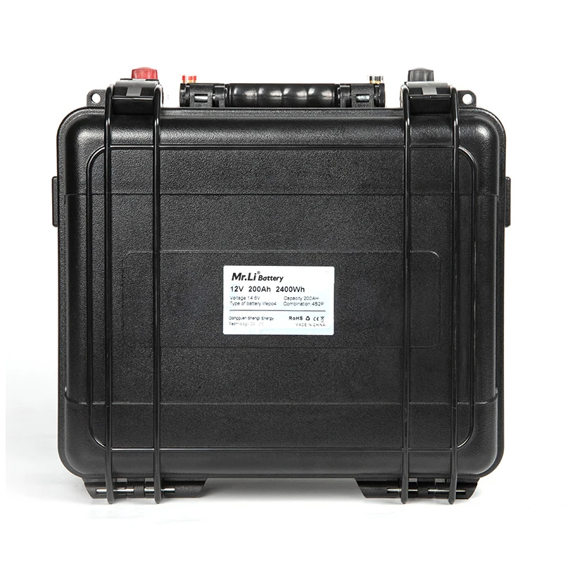 Top Quality Modern 12v 200ah Solar  Energy System Battery Deep Cycle Lithium Ion Battery