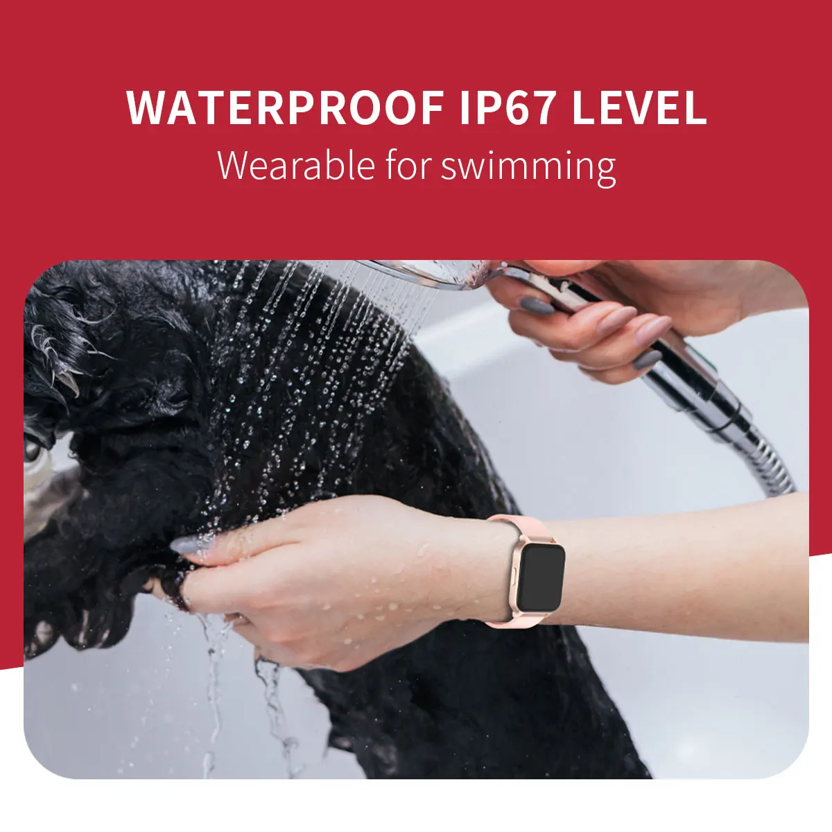 VIDVIE Stylish Multi Functional Waterproof HD Square Smart Watch With Blood Pressure Test