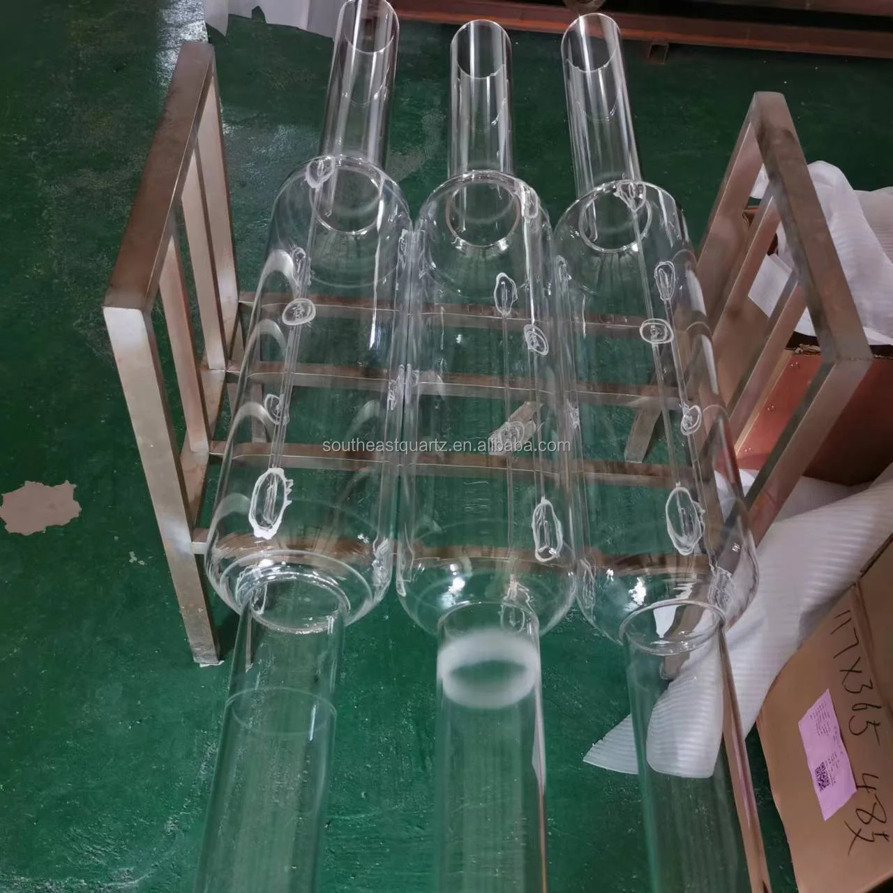 Печь под заказ Кварцевая стеклянная трубка высокой чистоты высокотемпературная нагревательная