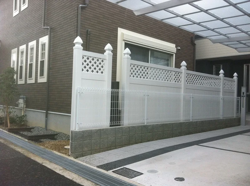 composite privacy fence panel pvc balcony railing fences